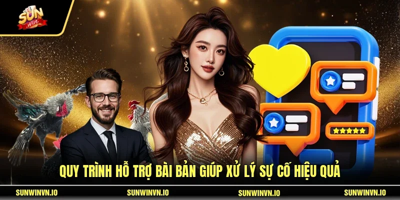Quy trình hỗ trợ bài bản giúp xử lý sự cố hiệu quả